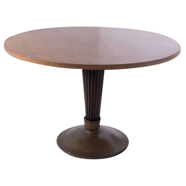 Round Coffee Table attributed to Paolo Buffa, 1950s For Sale