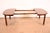 Wood Henredon Mid-Century Modern Hollywood Regency Chinoiserie Walnut and Burl Wood Extension Dining Table | Newly Refinished For Sale - Image 7 of 13