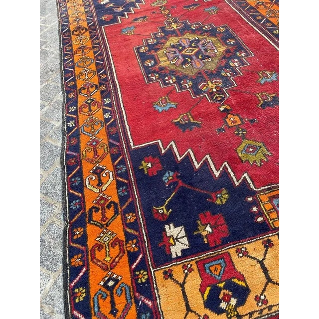 Vintage Turkish Rug For Sale - Image 16 of 18