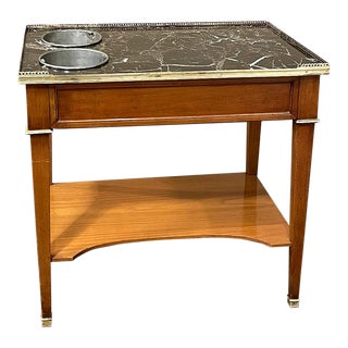 19th Century French Directoire Style Rafraichissoir ~ Dry Bar For Sale
