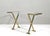 Hollywood Regency Acrylic Glass and Brass Console Table by Charles Hollis Jones, 1980s For Sale - Image 6 of 15