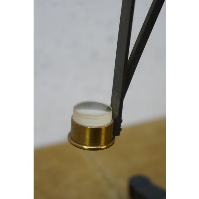 Antique Max Kohl Chemnitz Germany Brass Iron Optical Polariscope Scope 15" For Sale - Image 4 of 17