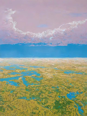 Ian Jones, Pin Sun Sky, Archival Pigment Print