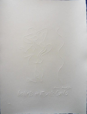 Henri Matisse, Le ballet de Monte Carlo, Nude, Etching