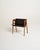 Beech frame with ash-covered container and double front magazine rack. 1950s. Magazine rack made with a beech frame and...