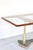 Italian Dining Table in Teak and Marble, 1960s For Sale - Image 10 of 13