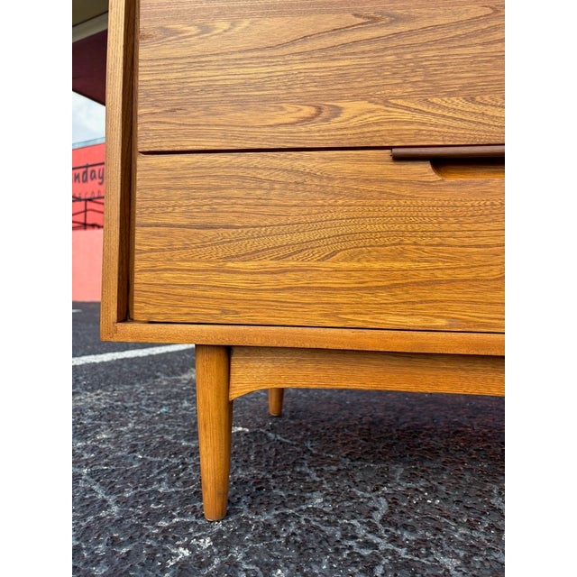 Wood Fully-Refinished Merton Gershun Dillingham Samara Tallboy For Sale - Image 7 of 8