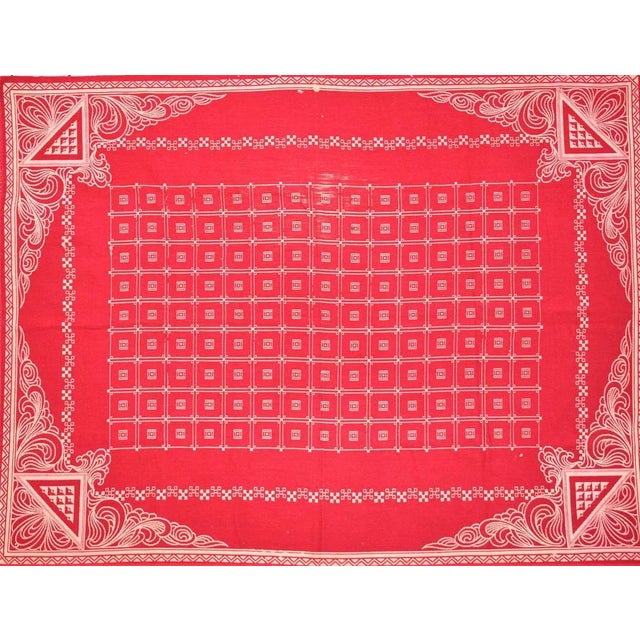 Antique Tablecloth by Otto Prutscher for Herburger-Rhomberg For Sale - Image 9 of 9