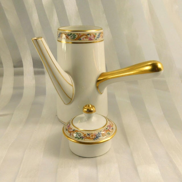 1900 - 1909 1900s Bernardaud Limoges Chocolate Pot, Teapot and Sugar & Creamer Set - Set of 4 For Sale - Image 5 of 14