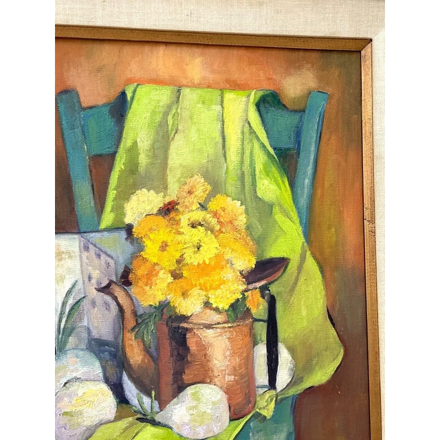Mid 20th Century Vintage Framed Still Life Painting For Sale - Image 5 of 18