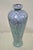 20th C. Mid Century Modern Ceramic Pottery Glazed Feather Pulled 20" Purple Blue Vase For Sale - Image 11 of 11