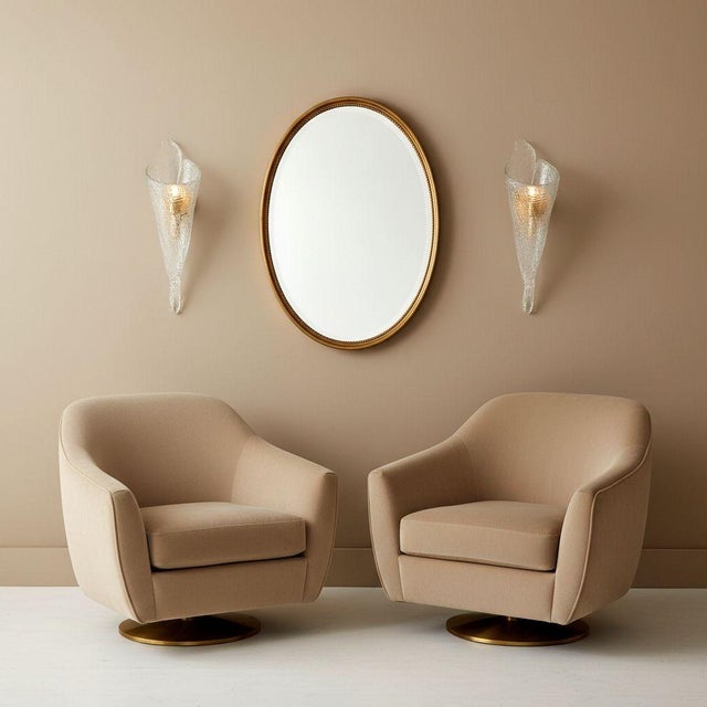 Seguso Mid Century Modern Murano Glass Sconces - A Pair For Sale - Image 4 of 14