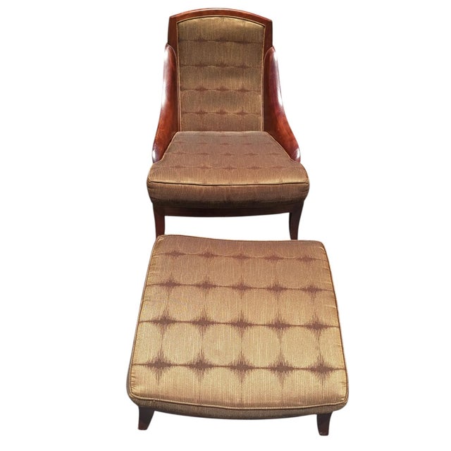 1950s Experience Unmatched Comfort With the Iconic Thos. Moser Wing Chair and Matching Ottoman For Sale - Image 12 of 12
