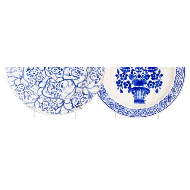 Earthenware Plates, 19th Century, Set of 2 For Sale - Image 6 of 8