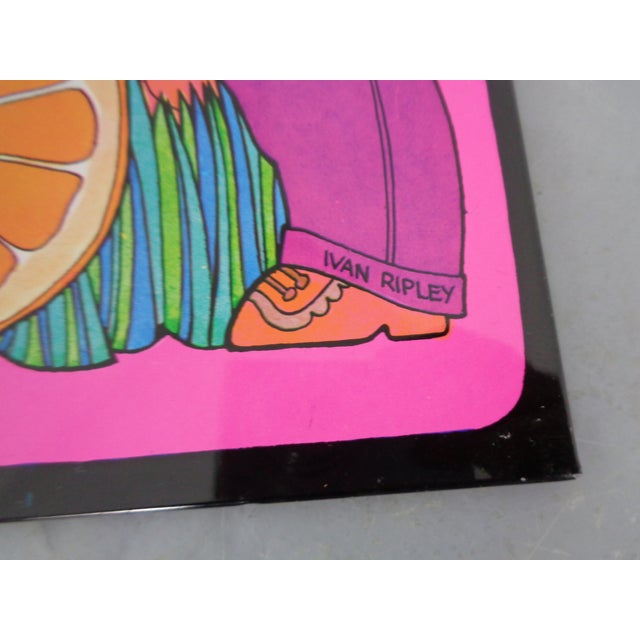 Psychedelic JRM Tinprint Metal Picture by Ivan Ripley, 1960s For Sale - Image 15 of 18