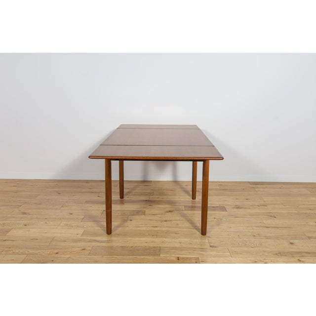 Mid-Century Square Extendable Teak Dining Table, Denmark, 1960s For Sale - Image 12 of 18