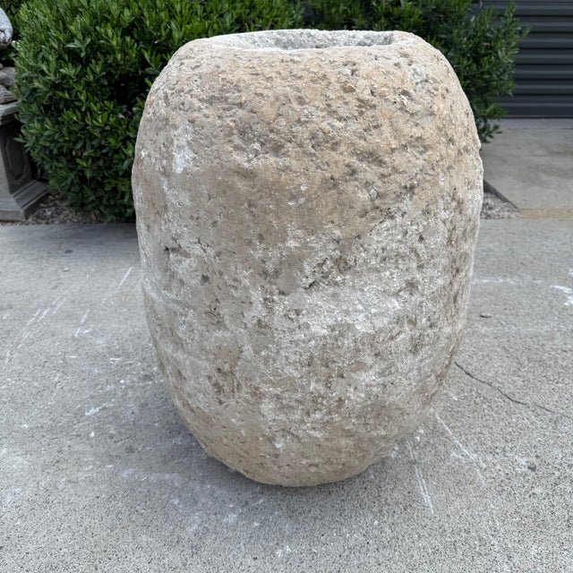 Early 20th Century Antique Limestone Trough 51626g 25"h For Sale - Image 5 of 8