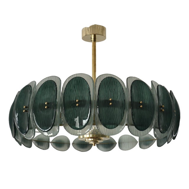 Vintage Pendant Light in Murano Art Glass, 2000 For Sale