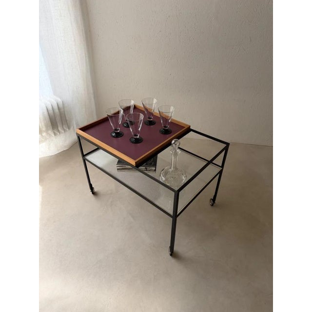 Serving Trolley by Herbert Hirche, 1950s For Sale - Image 13 of 13