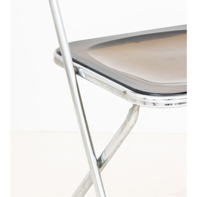 Mid 20th Century Giancarlo Piretti "Plia" Style Folding Chairs, 3 For Sale - Image 5 of 9