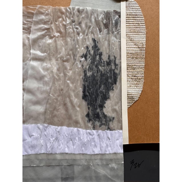 2020s "Memorabilia 5" Original Mixed-Media Collage on Paper by Zac Woodiel For Sale - Image 5 of 9