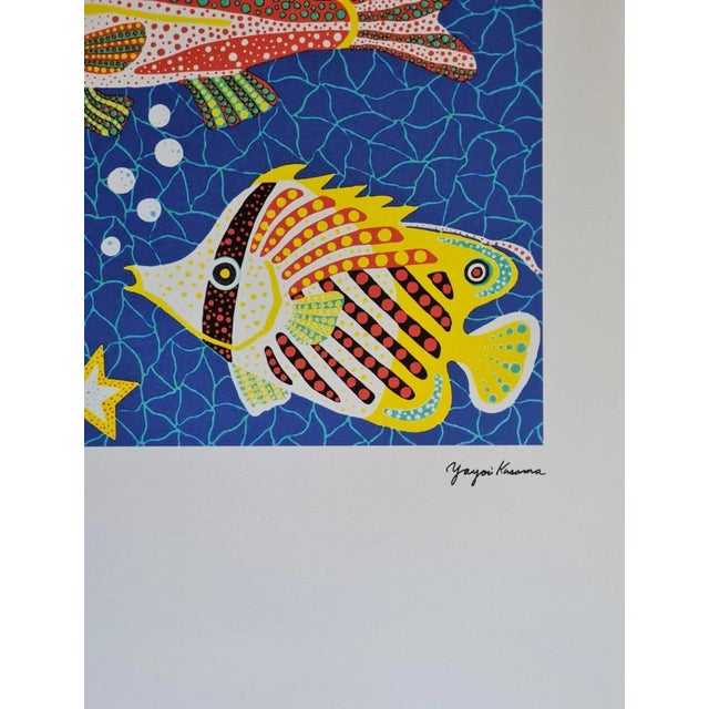 Pop Art After Yayoi Kusama, Sea, Lithograph, 1990s Reproduction For Sale - Image 3 of 8