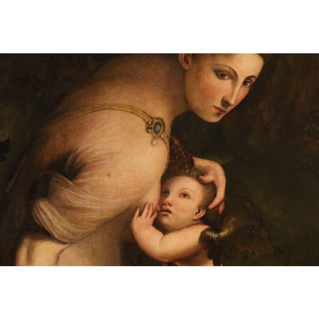 Camillo Boccaccino, Nude, Venus Cupid Boccaccino, 17th Century, Oil Painting on Canvas, Framed For Sale - Image 7 of 16