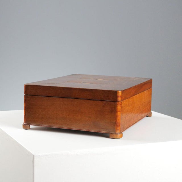 Travel Box in Walnut For Sale - Image 14 of 15