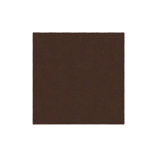 Chocolate Square Plain Rug from Marqqa For Sale