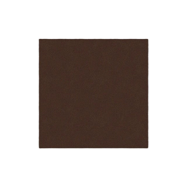 Chocolate Square Plain Rug from Marqqa For Sale
