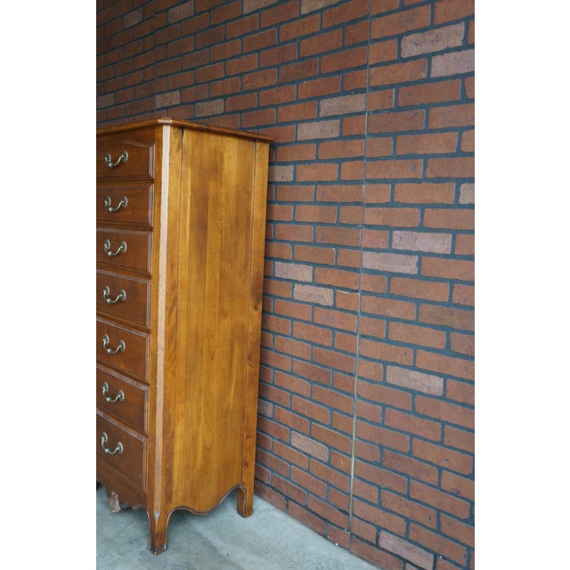Wood Ethan Allen Country French Lingerie Chest of Drawers For Sale - Image 7 of 8