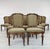 Dimensions: H 39” x W 18.3” x D 23.5” x SH 19” Set of 12 Vintage Louis XVI style dining chairs by J. Warin Meubles with...