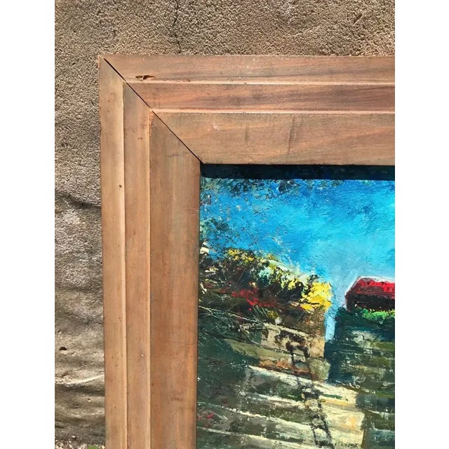 1940s 1940s John Leroy Jackson Georgia Quarry Oil Painting For Sale - Image 5 of 7