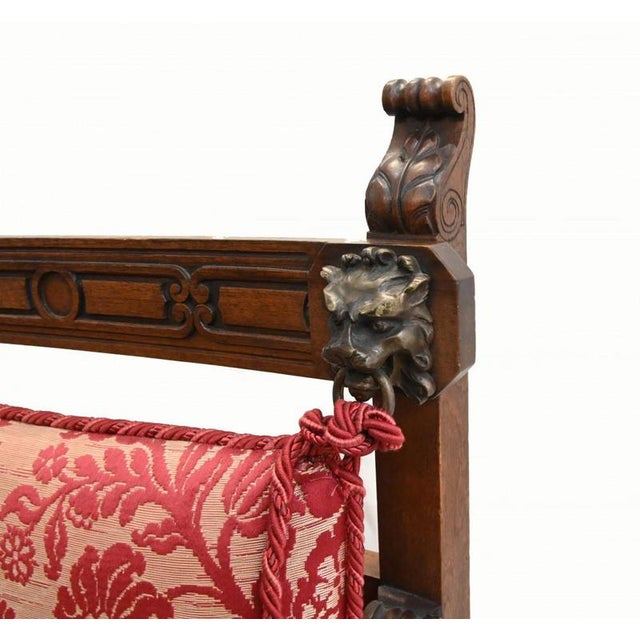 Set of French Chairs in Walnut For Sale - Image 4 of 5