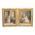 Matching Pair of Late 18th Century Desnoyer Artwork: French Color Engravings Framed in Period Gold Leaf Frames For Sale