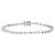 5 Carat Diamond Bracelet in 18k White Gold, Pear & Trillion Cuts For Sale In New York - Image 6 of 8