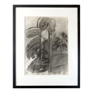 Jason Berger 1962 Original Expressionist Drawing 28x35