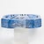 John Galliano Blue Acrylic Resin Bracelet Bangle with Newspaper Inclusions For Sale - Image 4 of 16