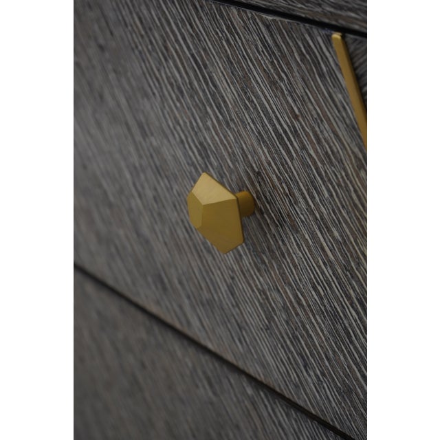 Wood Pair Jonathan Charles Modern Design Nightstands For Sale - Image 7 of 12