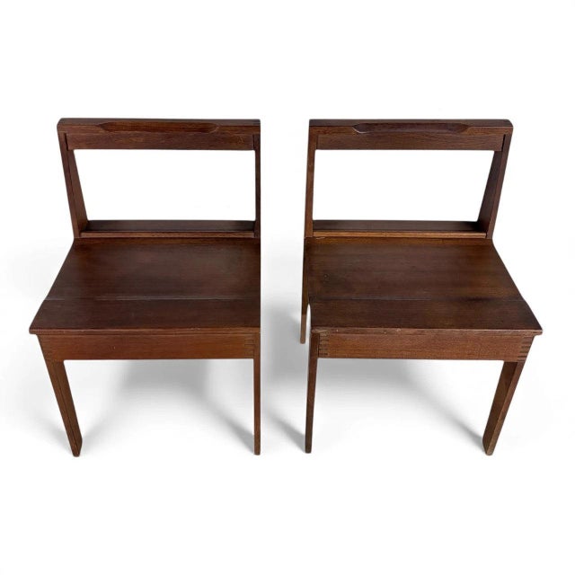 These mid-century teak chairs bring timeless style and functional craftsmanship to your home with their Gordon Russell...