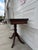 Mid 20th Century Vintage Duncan Phyfe Style Mahogany Pedestal Game Table With Brass Paw Feet For Sale - Image 5 of 12