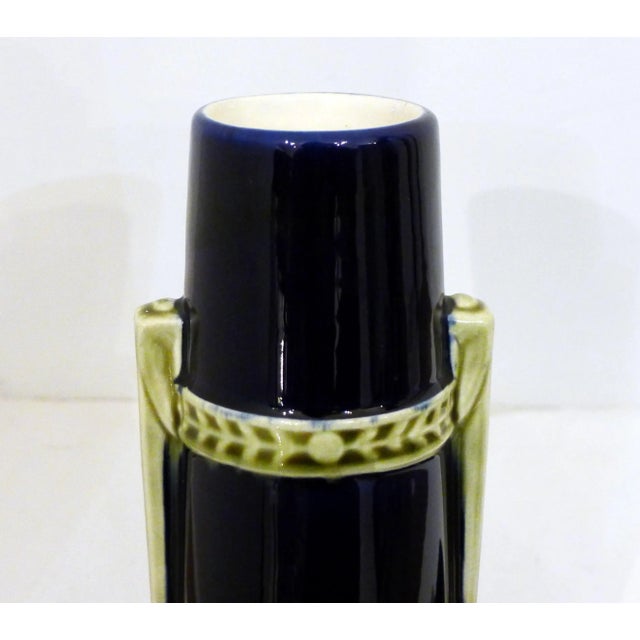 Cream Vintage Art Deco Vases & Planter from De Bruyn, Set of 3 For Sale - Image 8 of 18