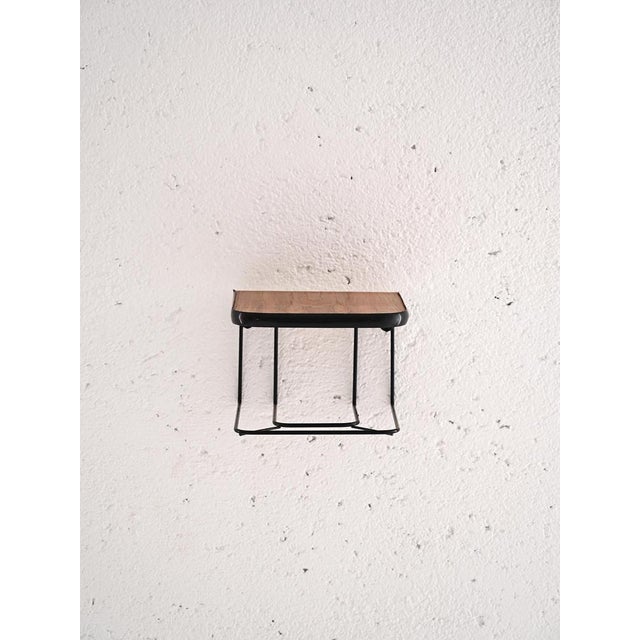 Nightstand in Teak and Metal, 1960s For Sale - Image 3 of 7