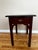 Brown 1980s Solid Cherry Wood Side Table For Sale - Image 8 of 8