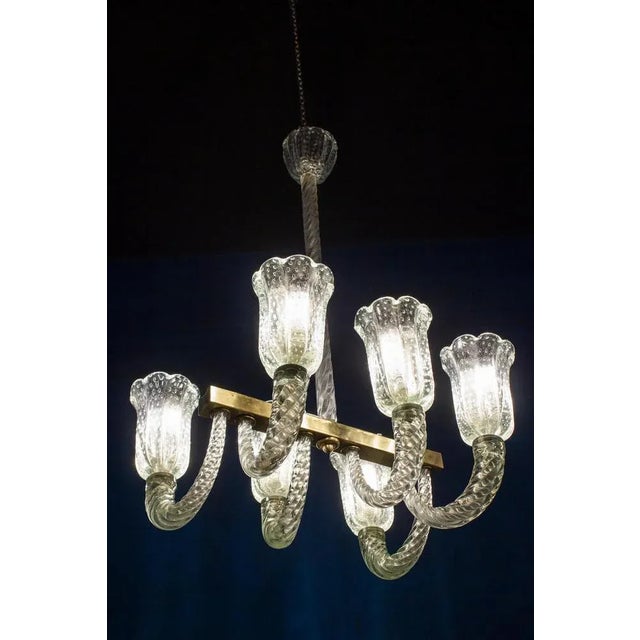 Art Deco Chandelier by Barovier & Toso For Sale - Image 12 of 15