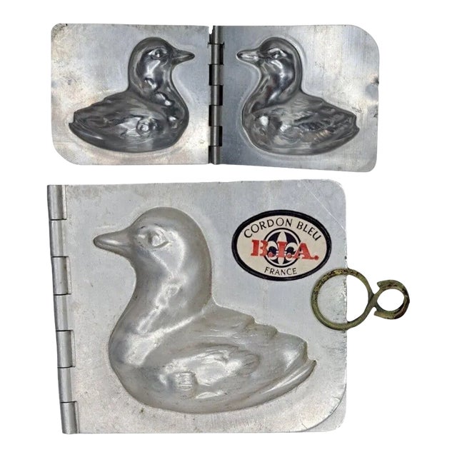 Vintage B.I.A. Cordon Bleu Duck Chocolate Soap or Candle Mold Made in France For Sale