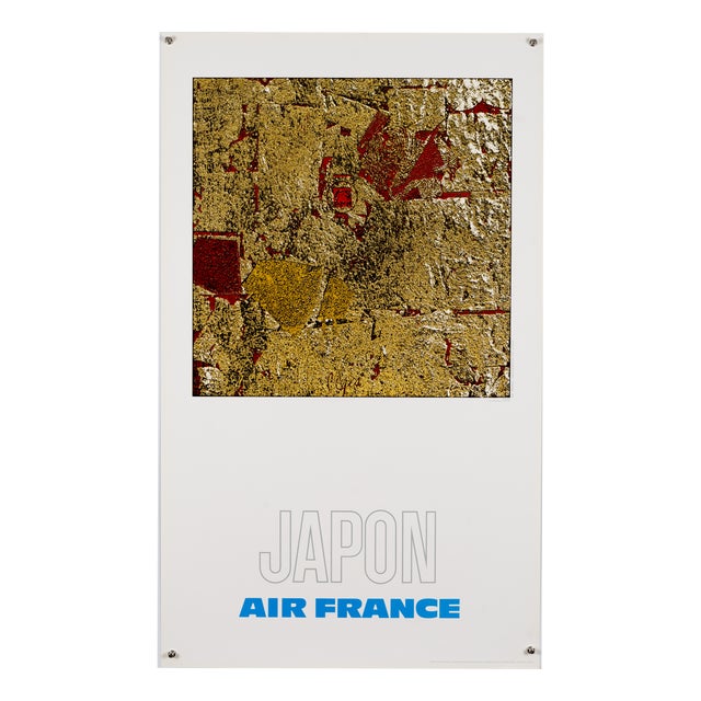 Air France Travel Poster for Japan from Raymond Pagès, 1971 For Sale