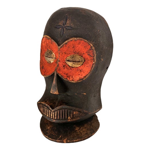African Decorative Wooden Mask For Sale