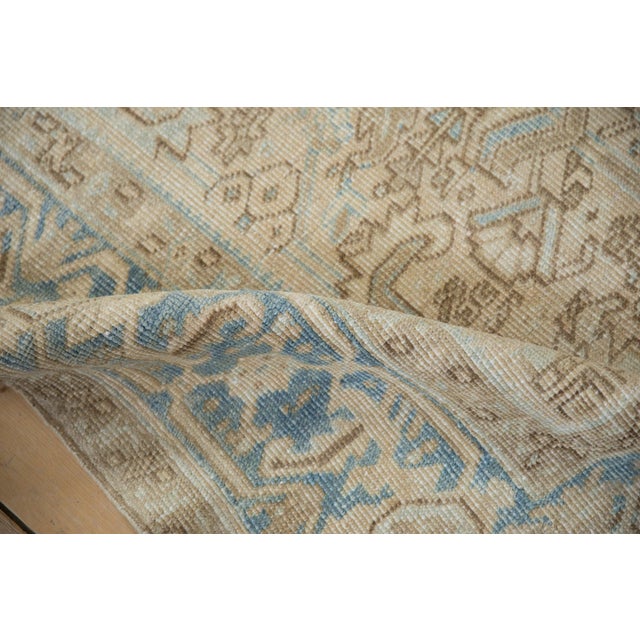 Vintage Distressed Heriz Square Carpet - 5'10" x 6'6" For Sale In New York - Image 6 of 10