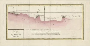 Antique Map of the Routes to Asia by Jean-François de Galaup, 1787